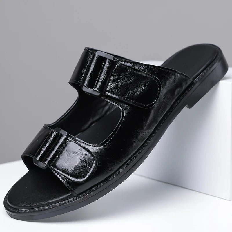 Breahable Leather Sandals