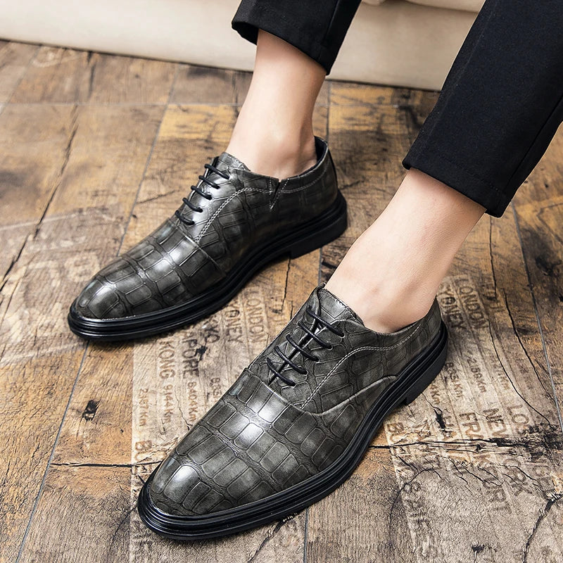 Chaussures Oxford en cuir élégantes