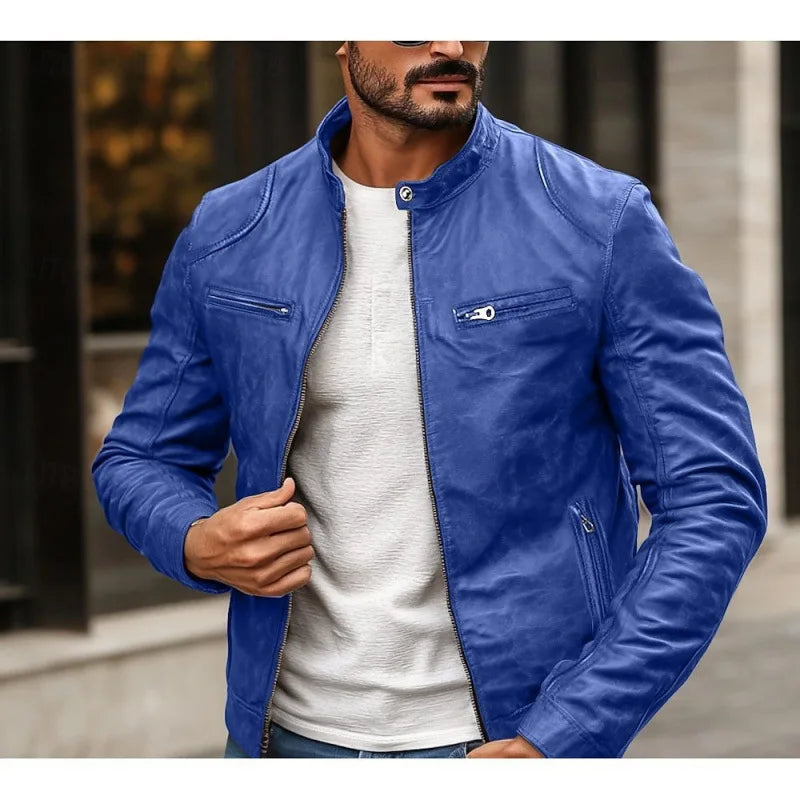 Giacca in pelle premium