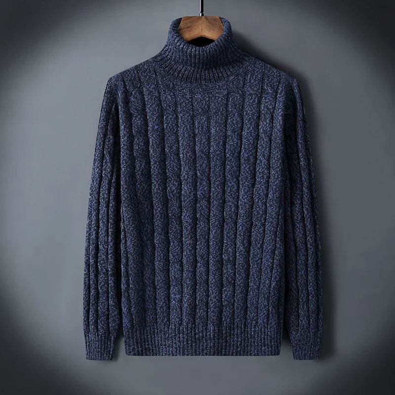 Chic Wool Turtleneck Sweater