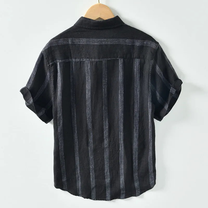 Elegant Japenese Linen Shirt