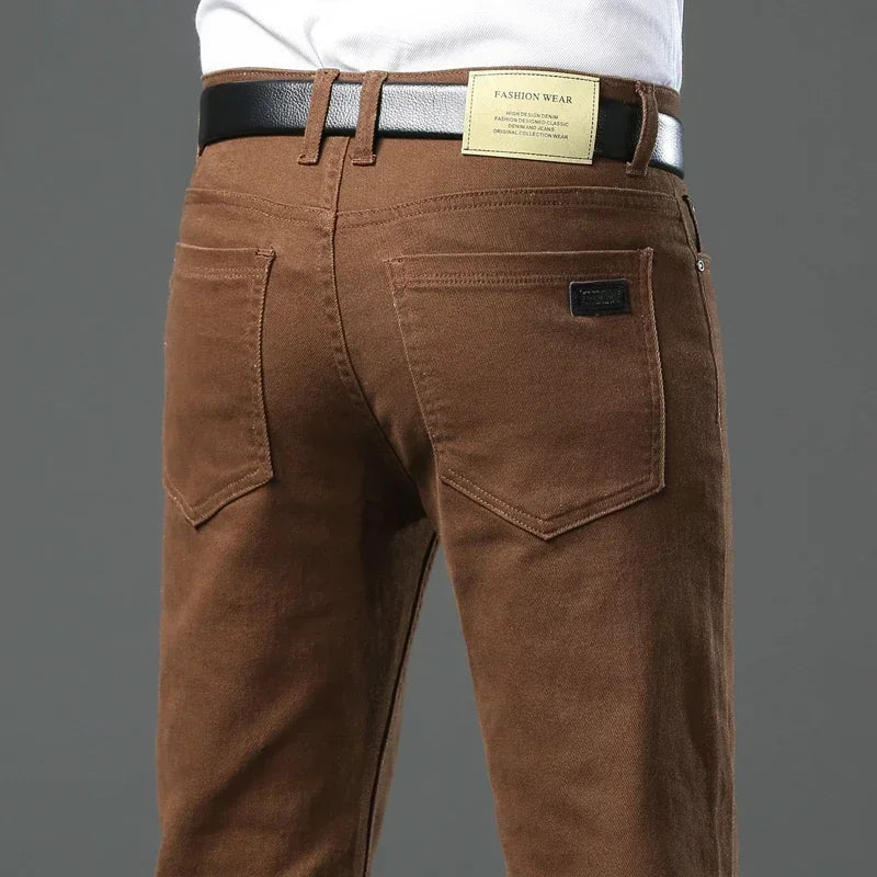 Elegant Cotton Jeans