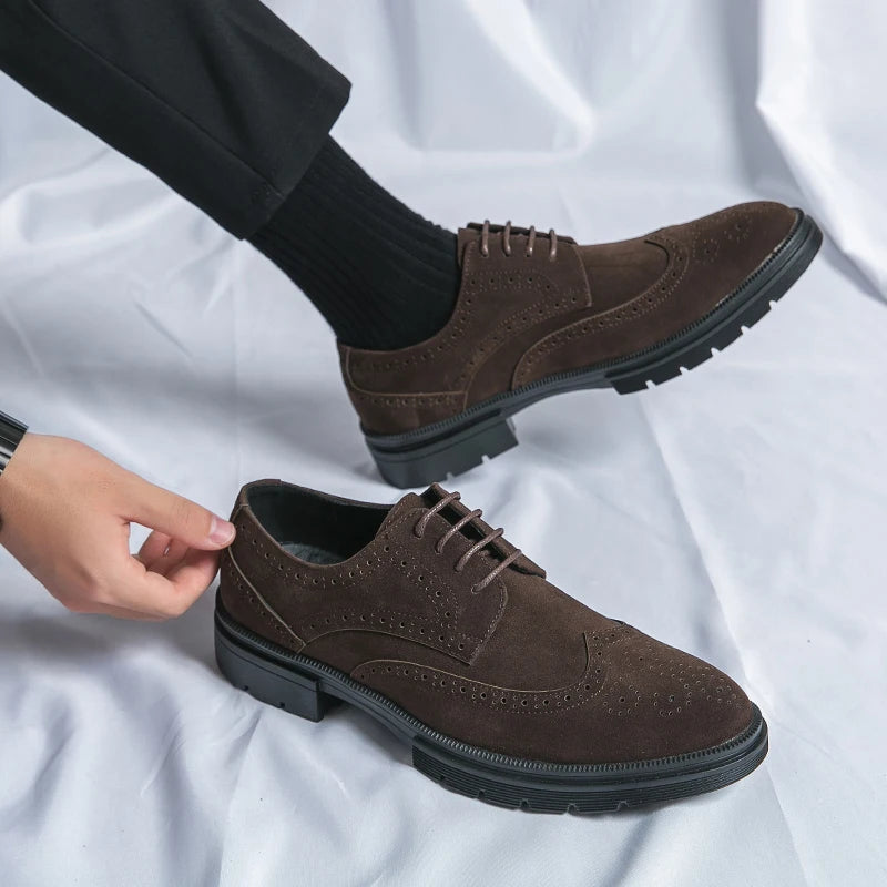 Suede Business Shoes