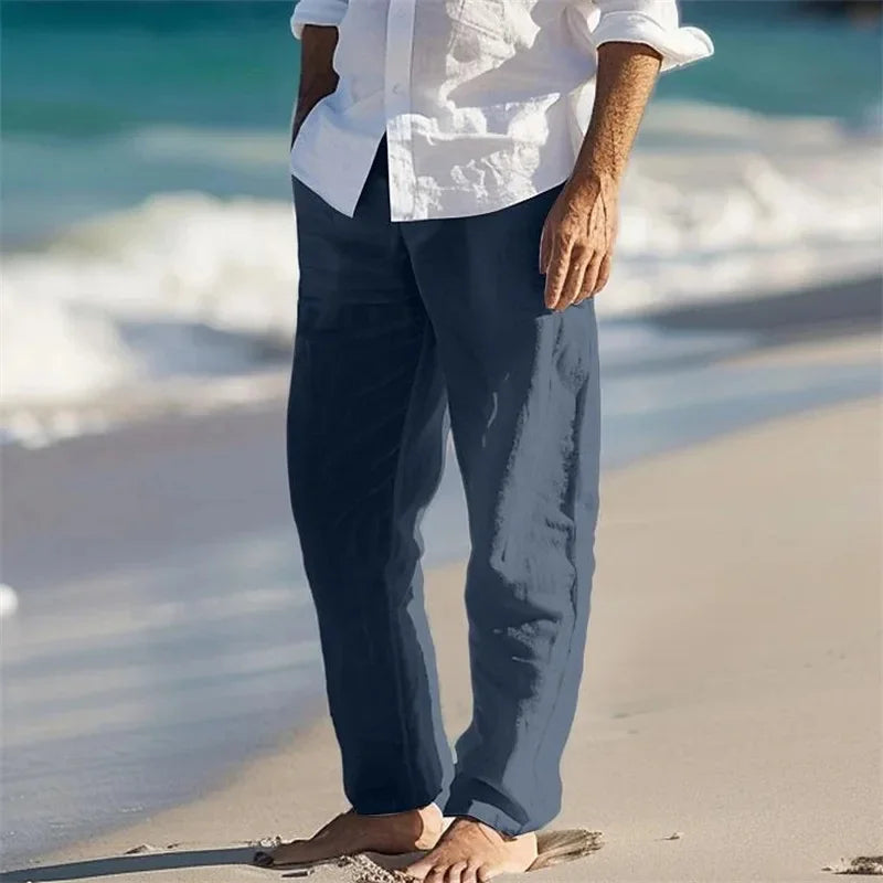 Elegant Linen Summer Pants
