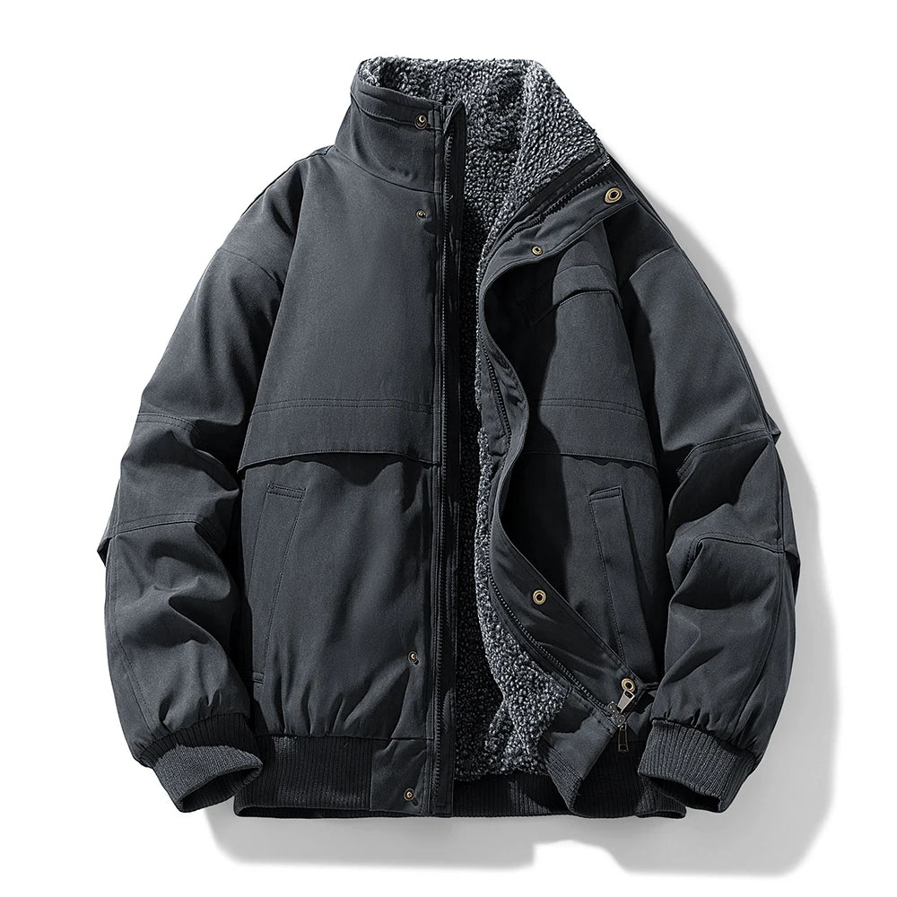 Elegant Fleece Lined Puffer Jacket