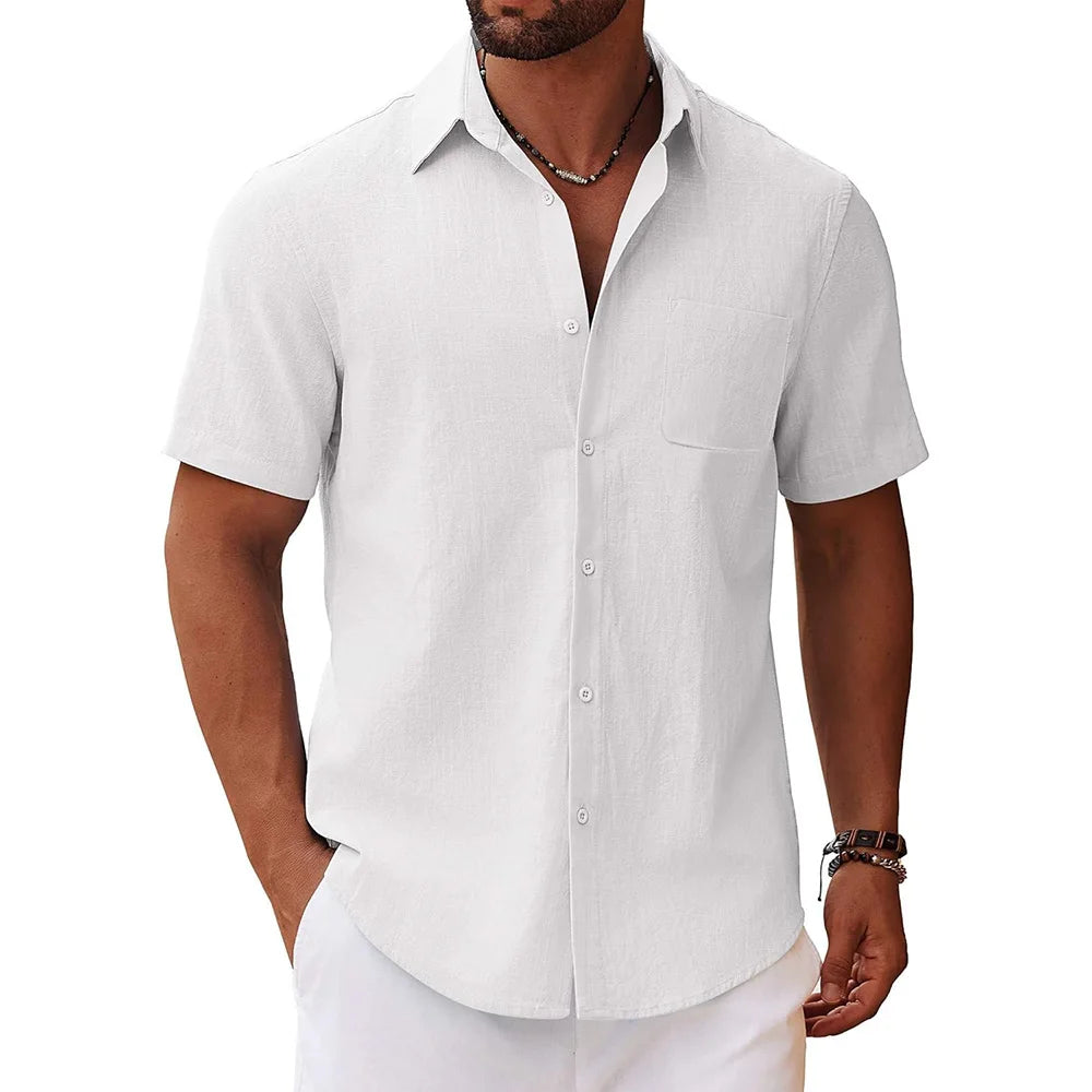 Casual Short Sleeve Men's Shirt