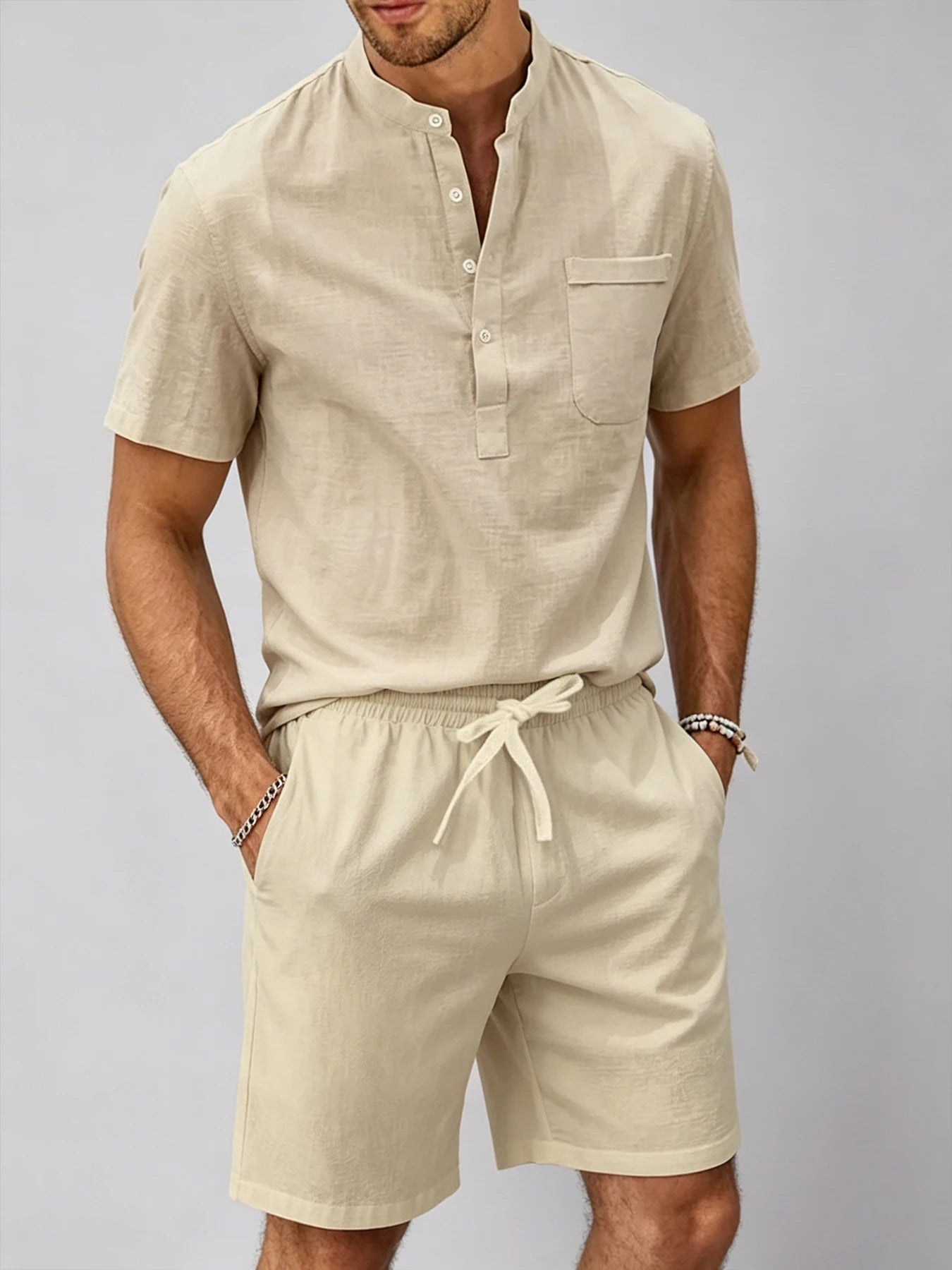 Elegant Cotton Linen Set