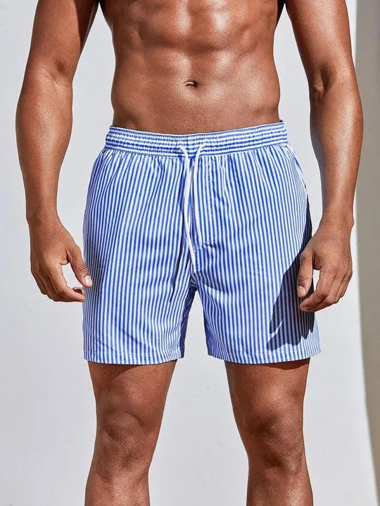 Eleganti pantaloncini da bagno a righe