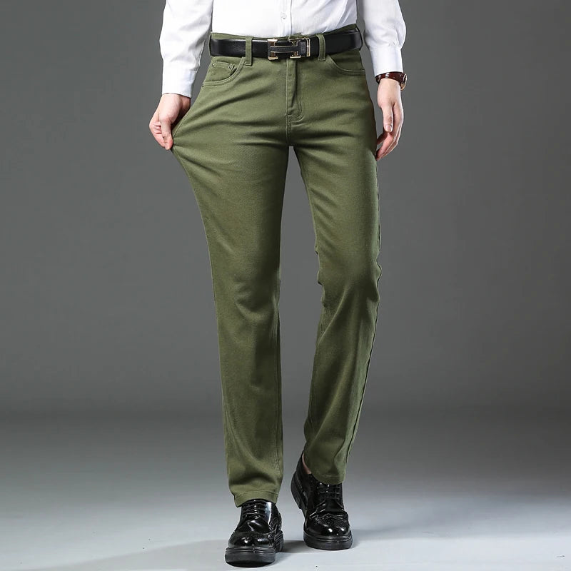 Elegant Cotton Jeans