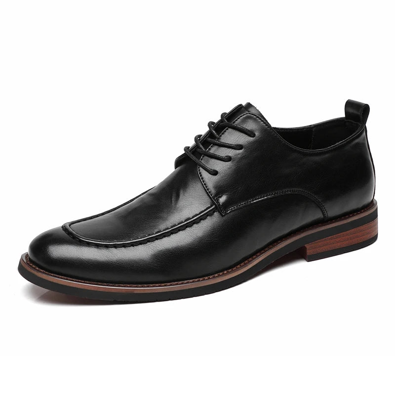 Italian Leather Oxford Business Shoes