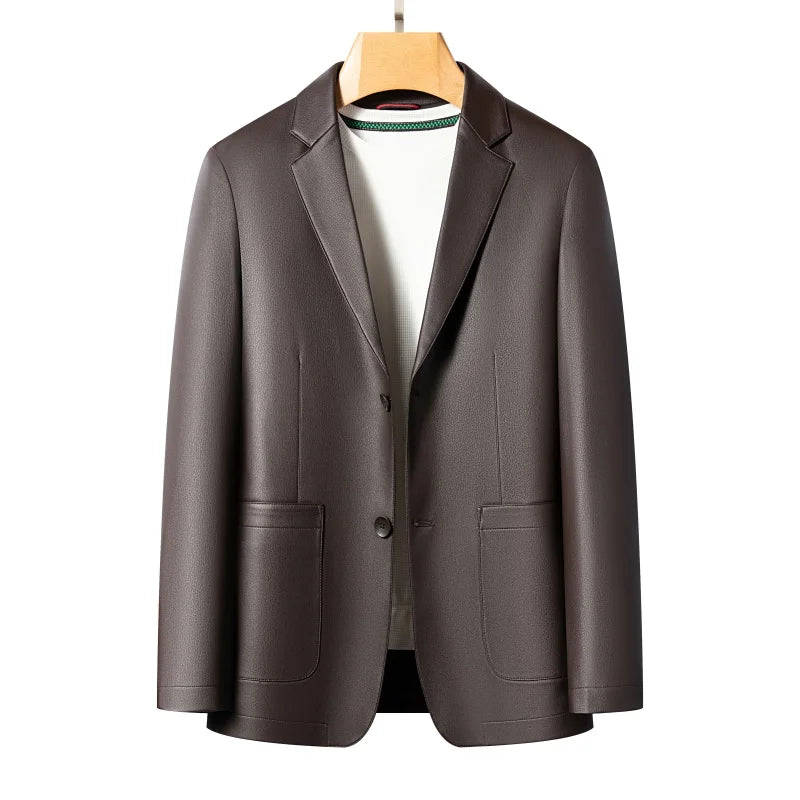 Veste en cuir chic