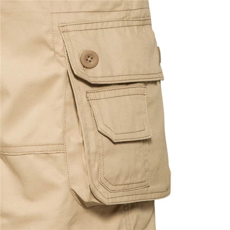 Multi-Pocket Men's Shorts