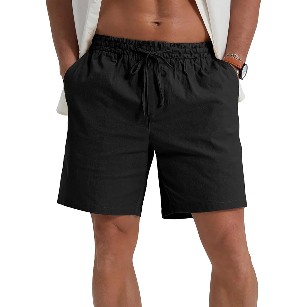 Elegant Linen Shorts