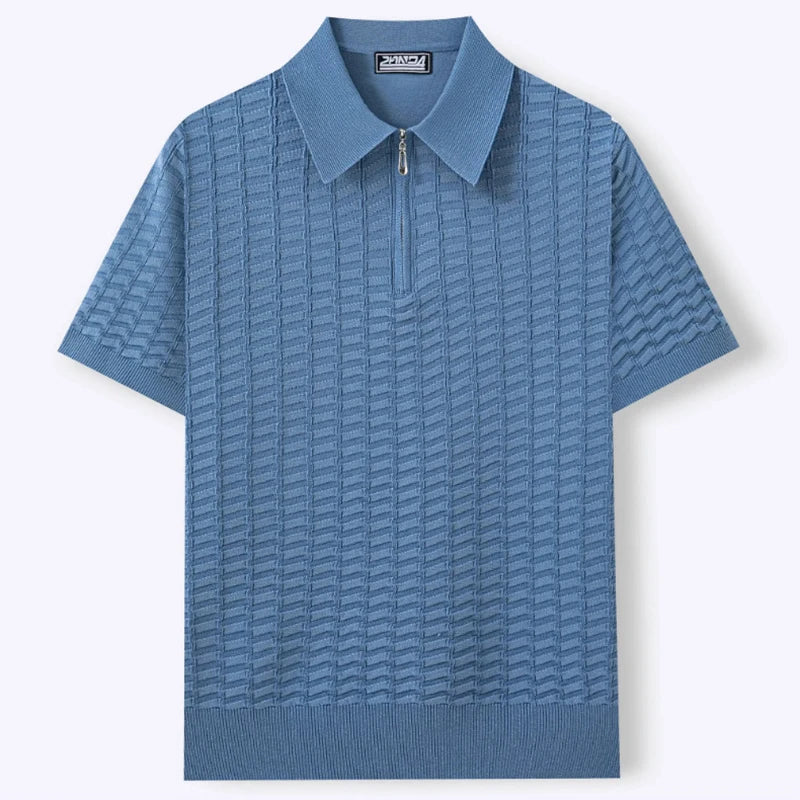 Elegante polo con zip