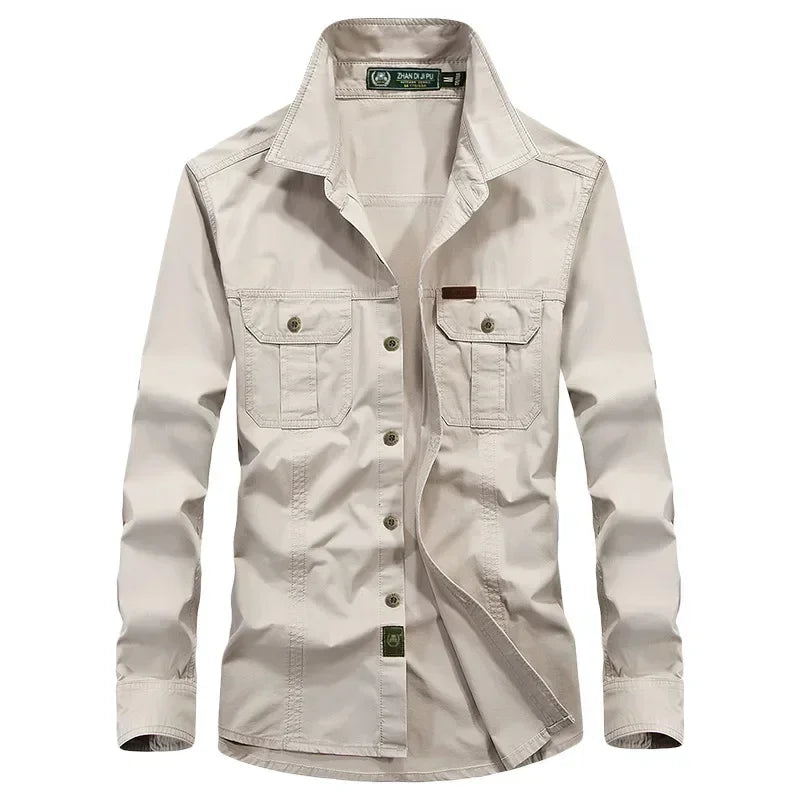 Chemise rétro en coton