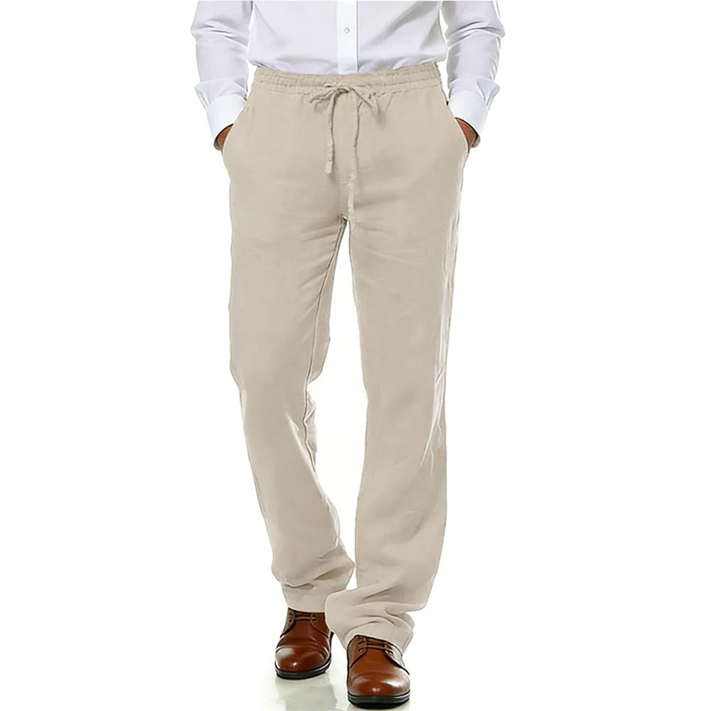 Elegant Cotton Linen Pants