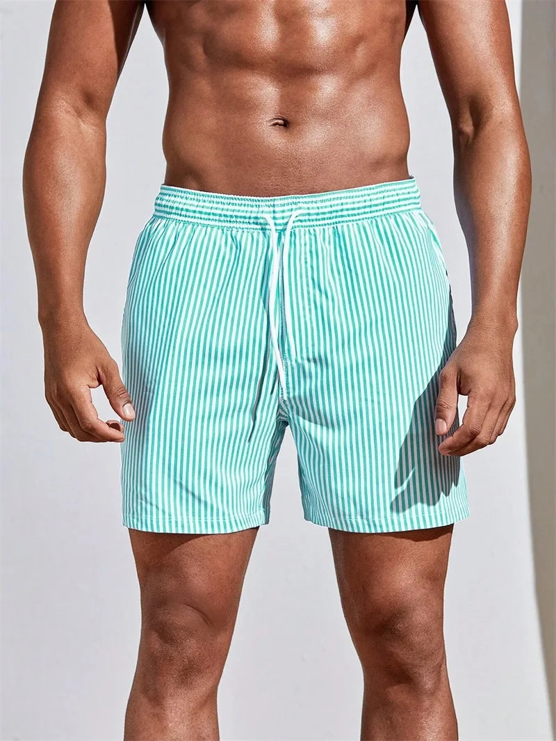 Striped Swim Shorts