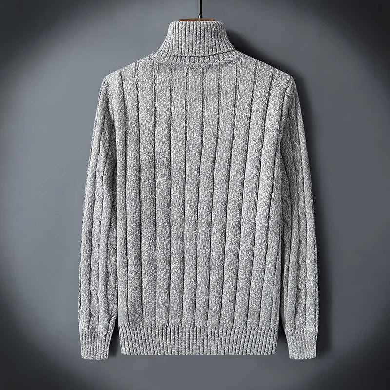 Chic Wool Turtleneck Sweater
