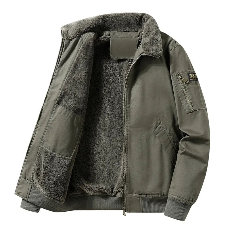 Pilot Jacket Line Fleece Lined Pilot Jacket – Givalli