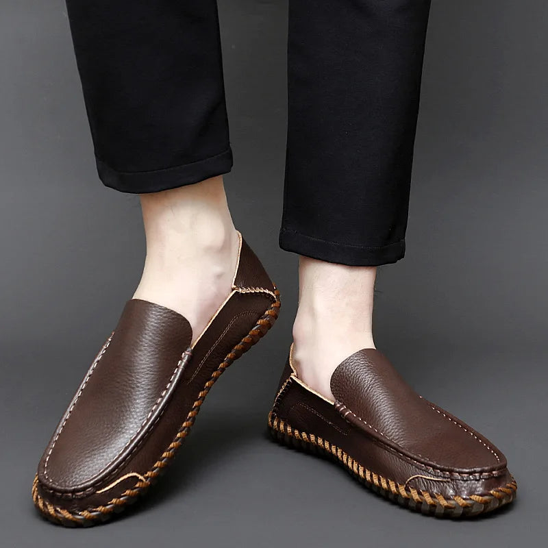 Chic Leather Men's Loafers