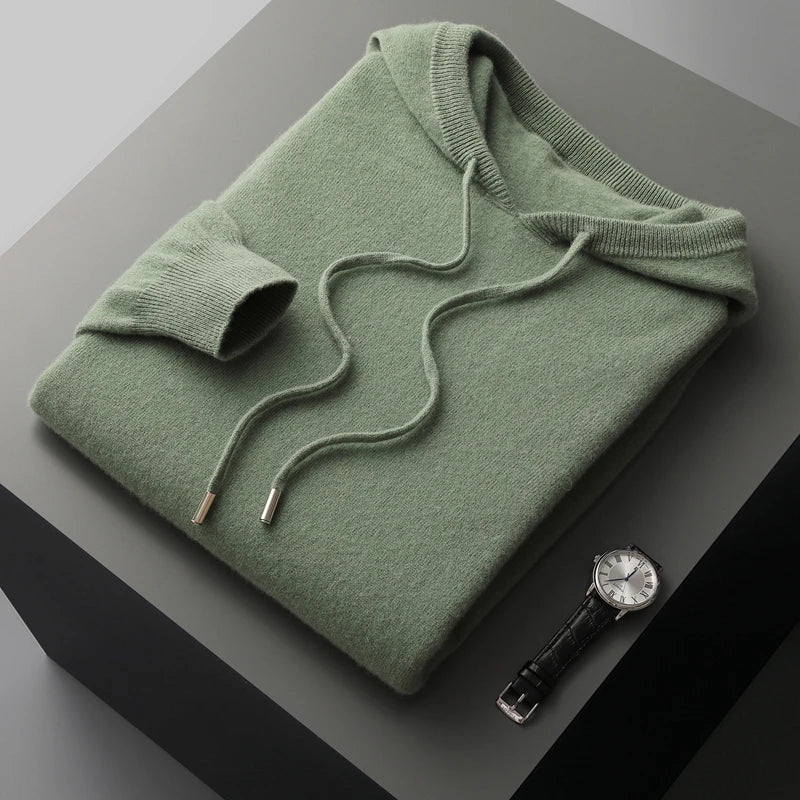 Elegant Australian Wool Hoodie