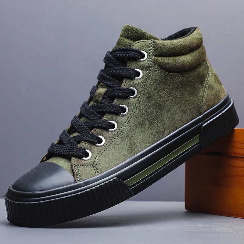 Elegant High Suede Shoes