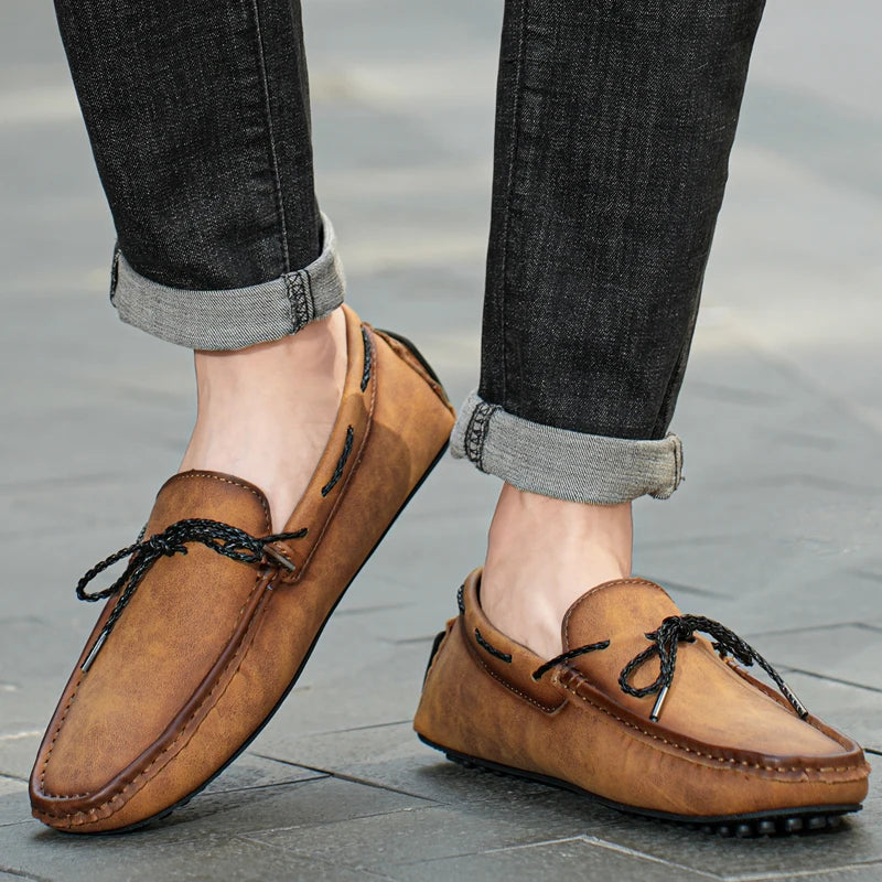 Handmade Suede Loafers