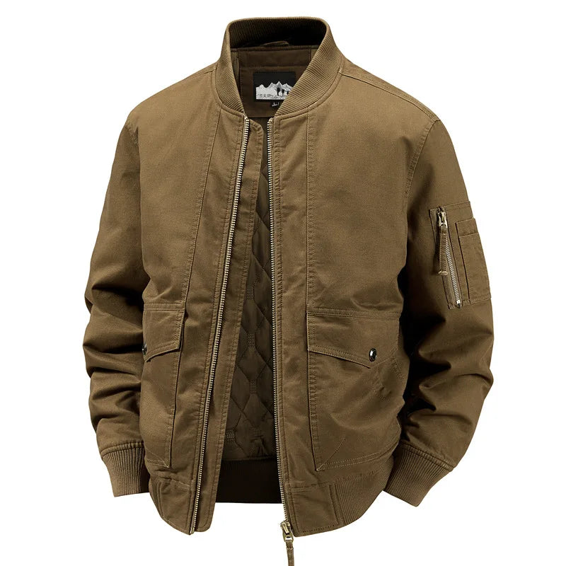 Veste bombardier élégante en coton