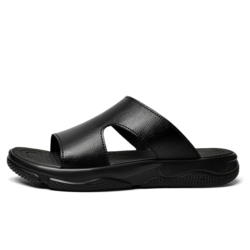 Elegant Leather Men's Sandals
