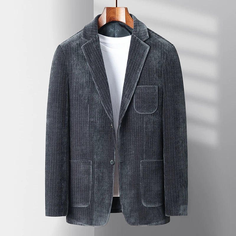 Elegant Corduroy Suit Blazer