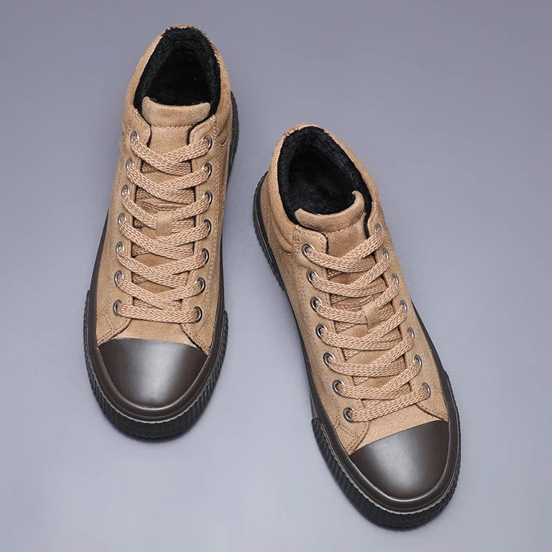 Elegant High Suede Shoes