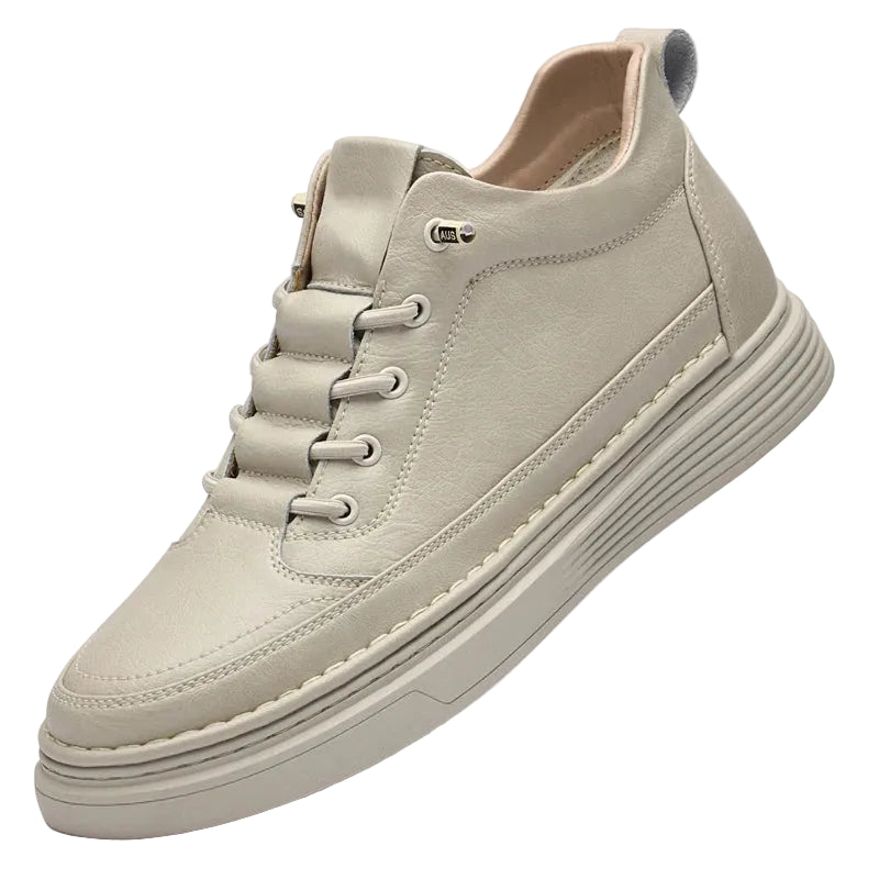 Elegant High Leather Oxford Shoes