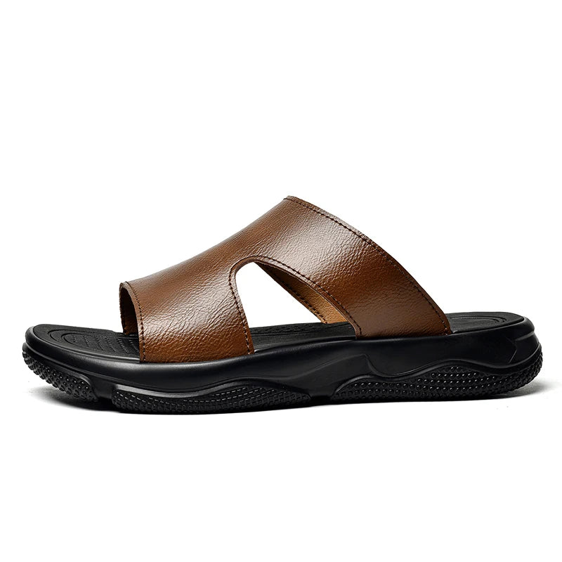 Elegant Leather Men's Sandals