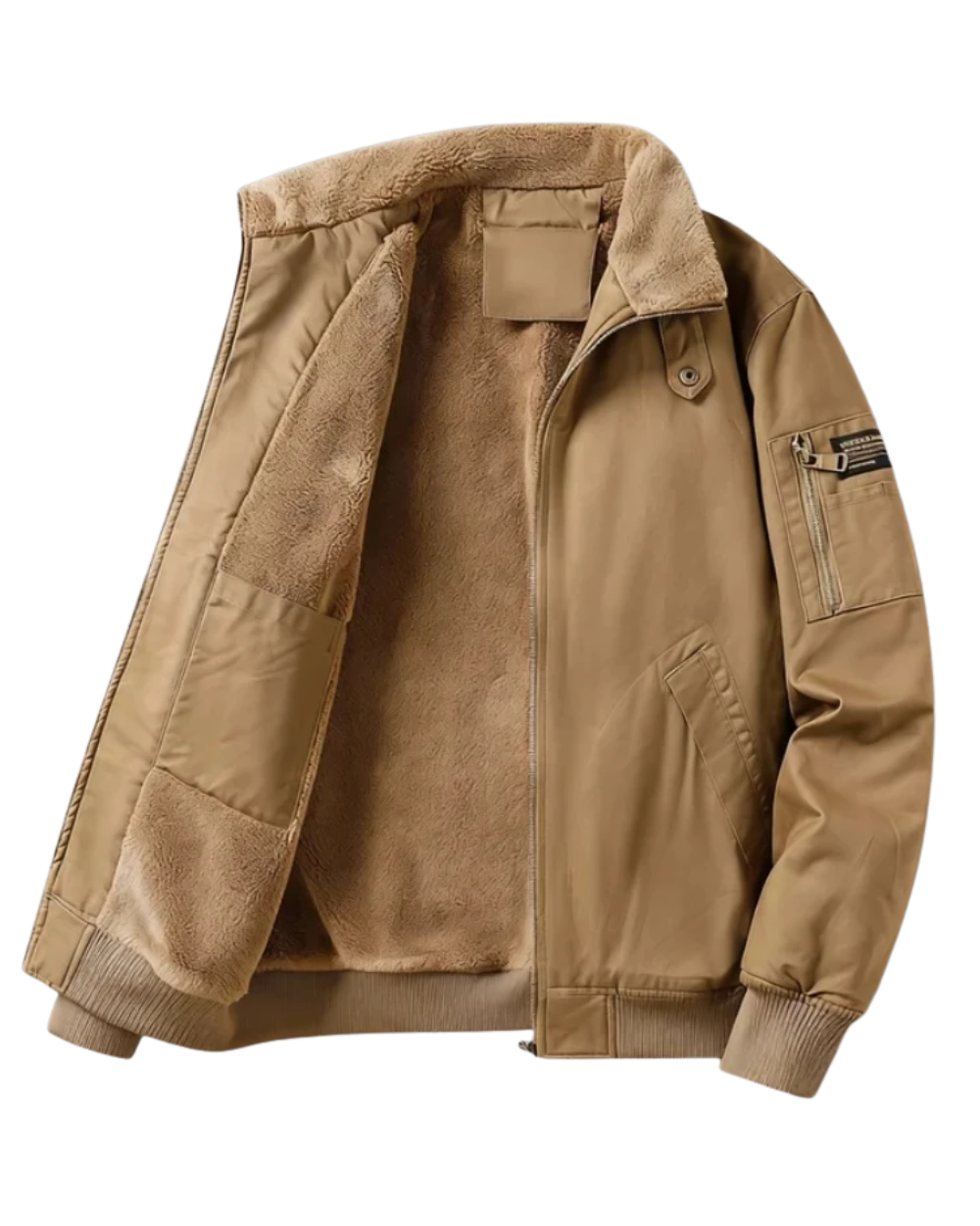 Fleece Lined Cotton Jacket