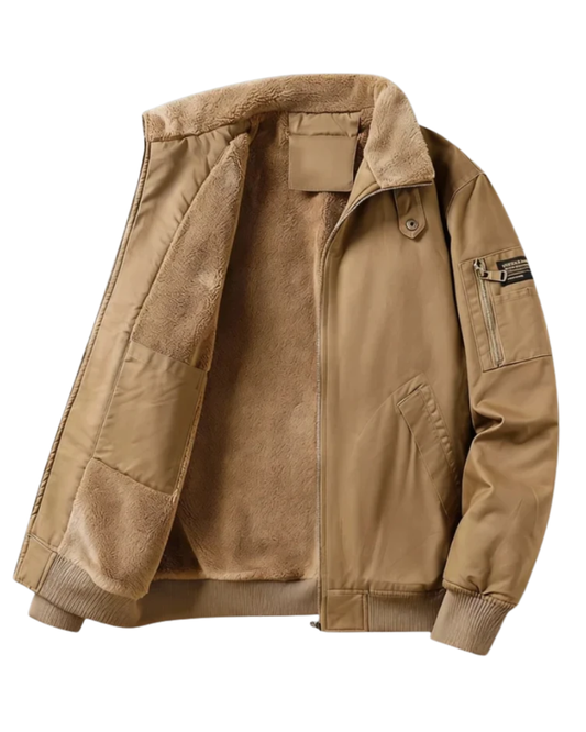 Fleece Lined Cotton Jacket