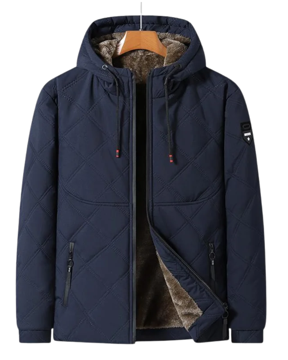 Elegant Fleece Lined Puffer Jacket