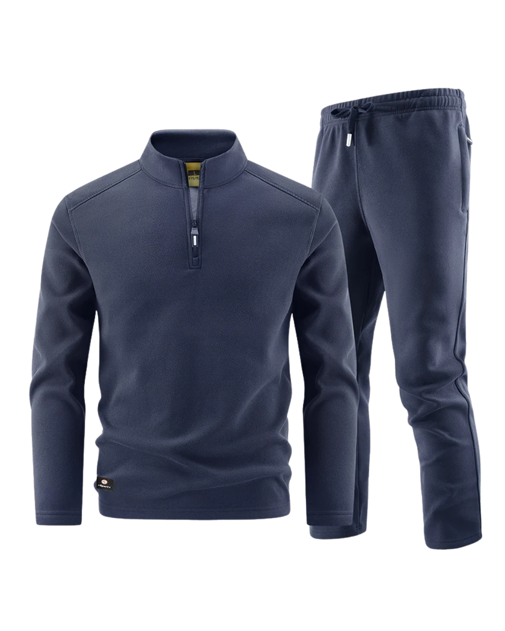 Elegant Men's Zip Sweater Set