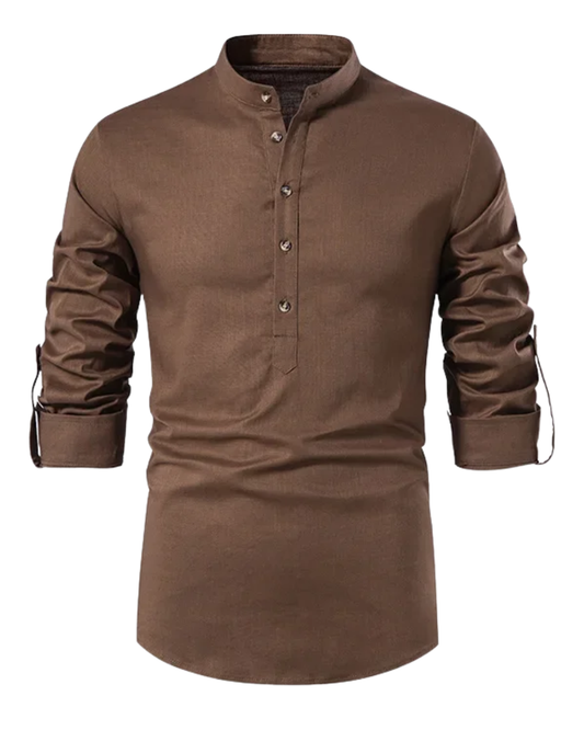 Chemise en lin élégante