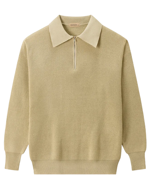 Maglione con zip elegante