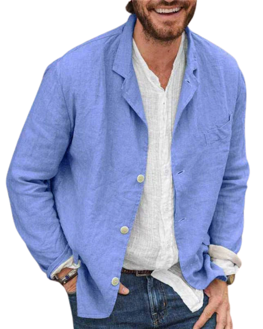 Blazer décontracté en coton