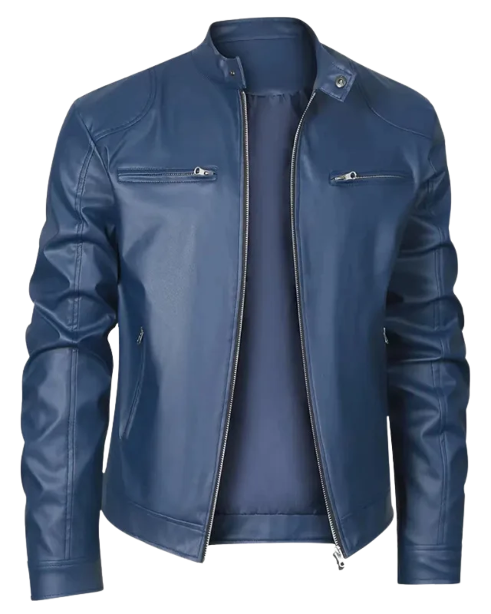 Giacca di pelle casual