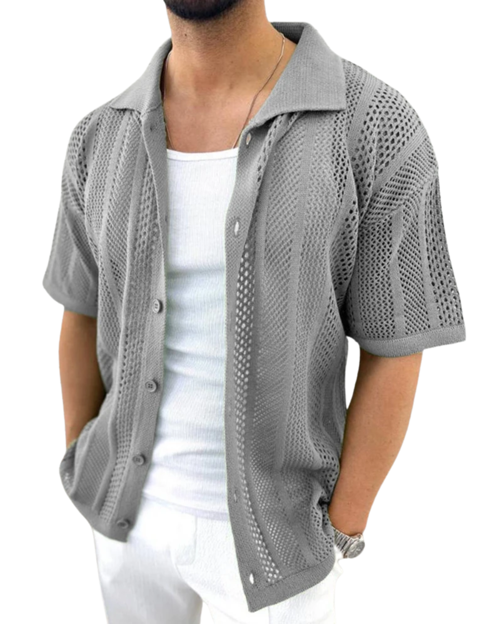 Camicia elegante in maglia