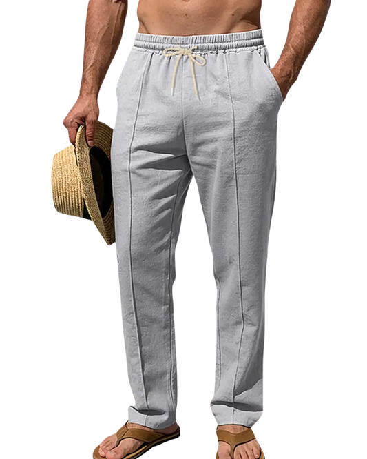 Eleganti pantaloni estivi in cotone
