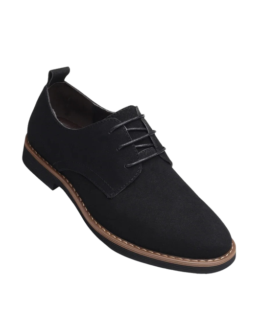 Sapatos Oxford elegantes em camurça