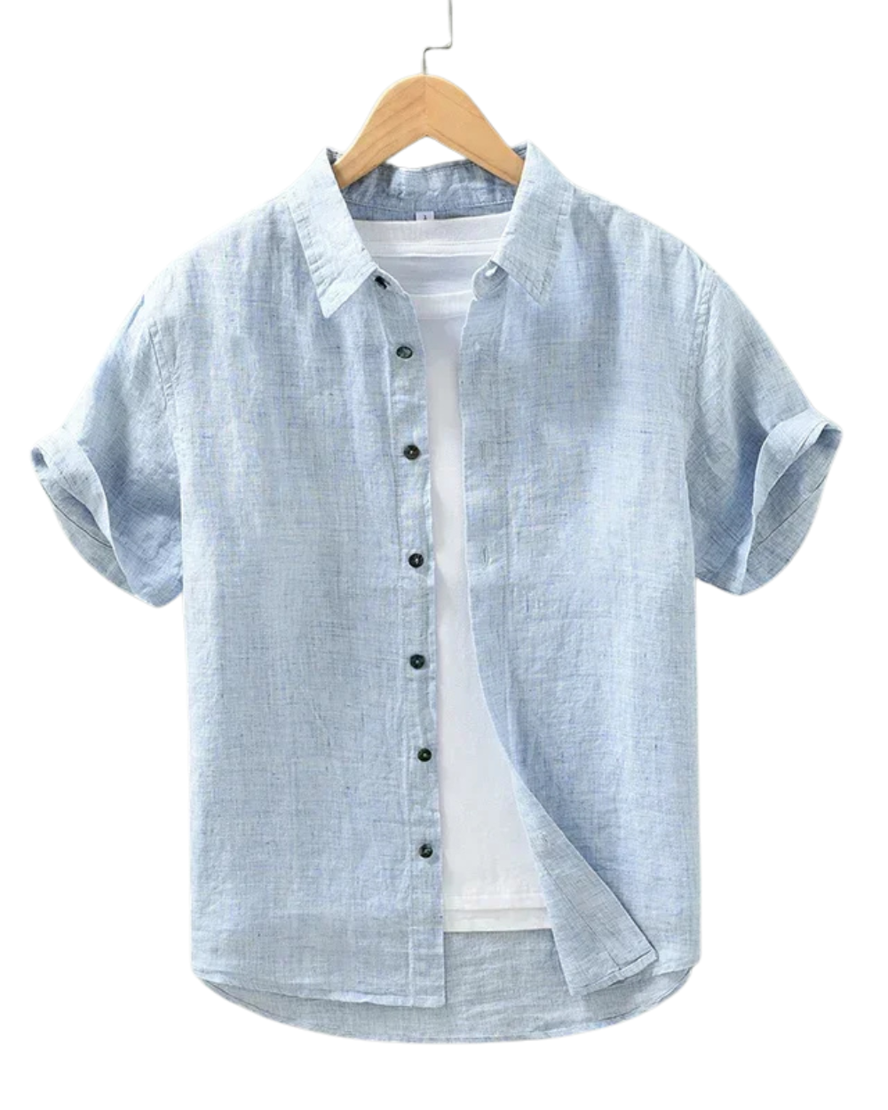 Camicia da uomo elegante in lino
