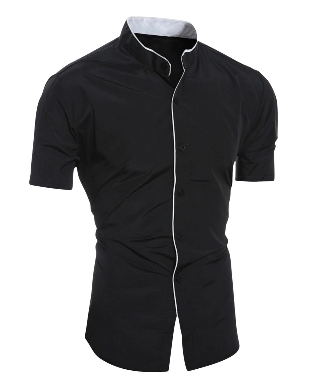 Short-Sleeved Cotton Shirt