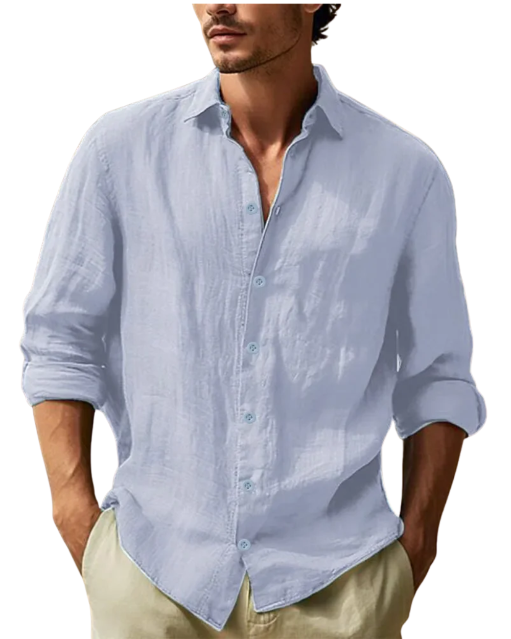 Camicia di lino casual