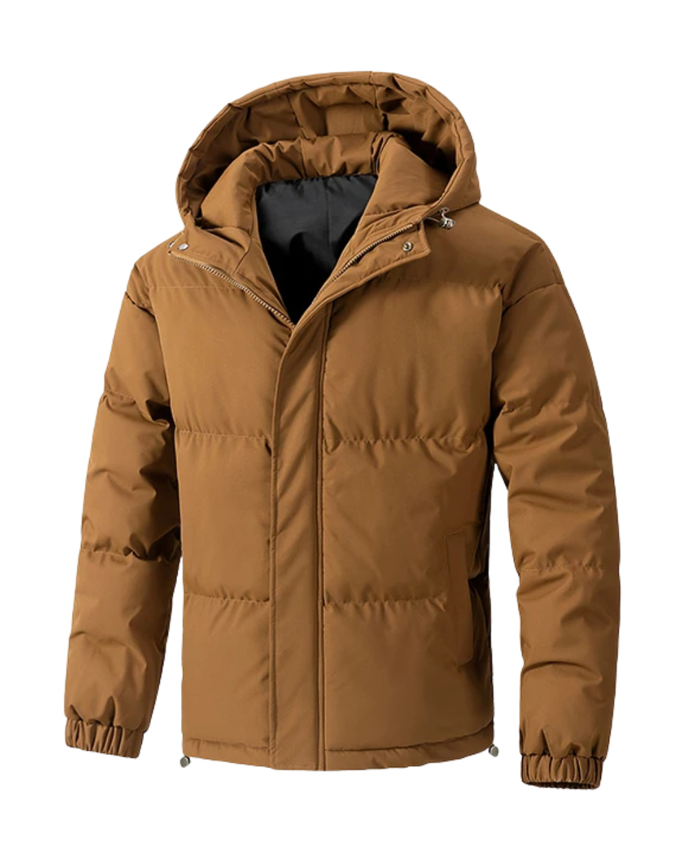Elegant Hooded Parkas Jacket
