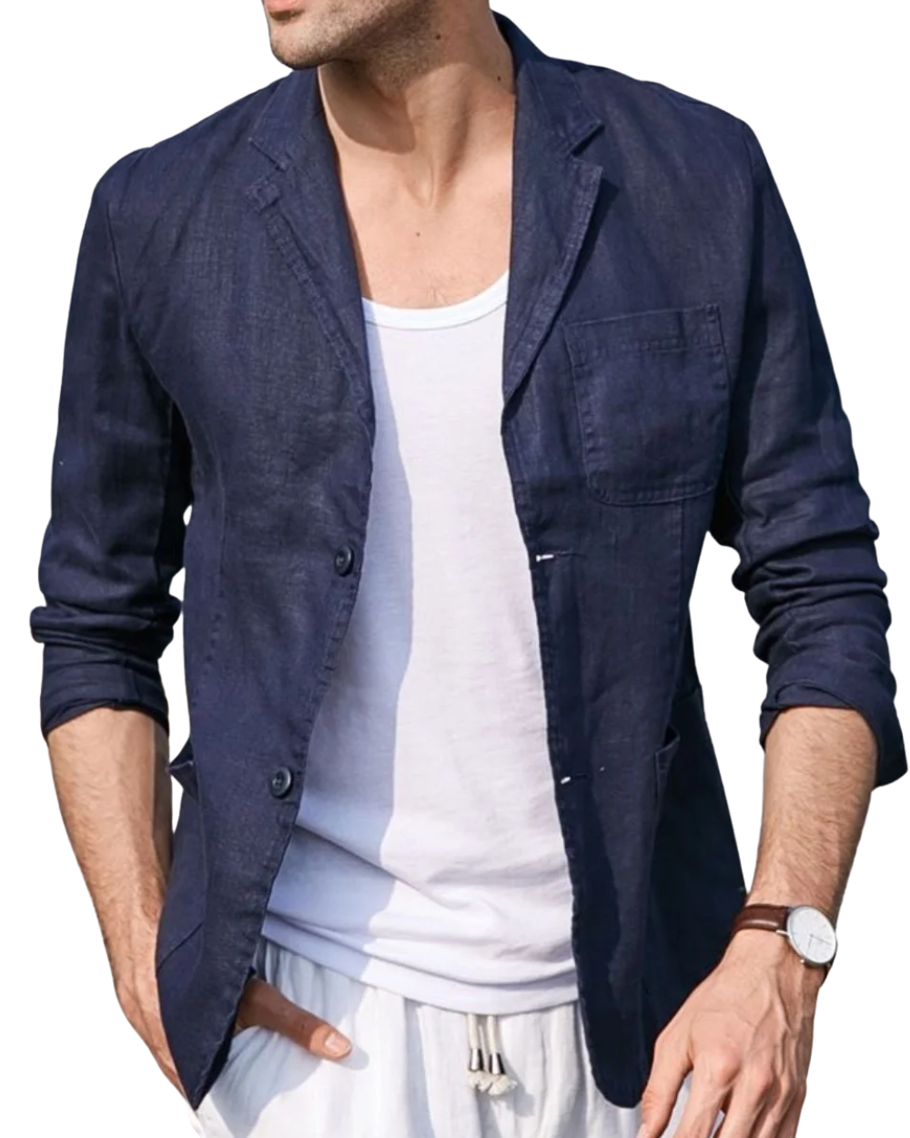 Elegant Linen Blazer