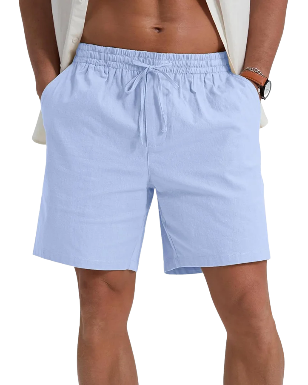 Elegant Linen Shorts